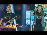 Rock icons Lou Bonnevie and Rivermaya with their Earth Day Jam 2015 performance