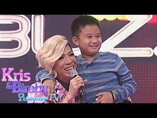 Vice Ganda's tip for Bimby to cry easily on the set