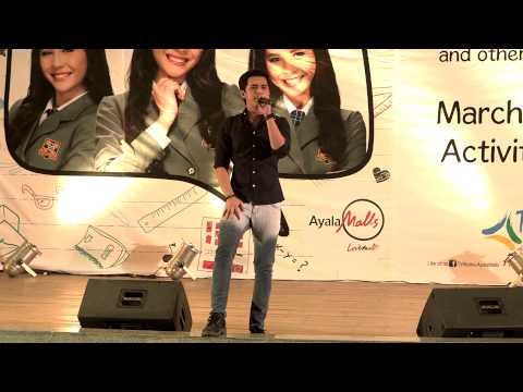 Marlo Mortel sings M.O.O' at the Janella Salvador Fans Day