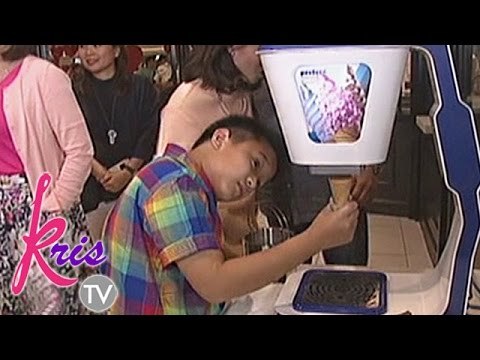 Watch Bimby twirl a soft serve ice cream