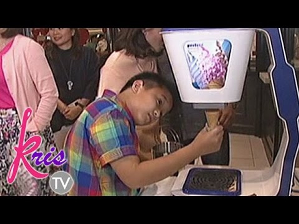Watch Bimby twirl a soft serve ice cream