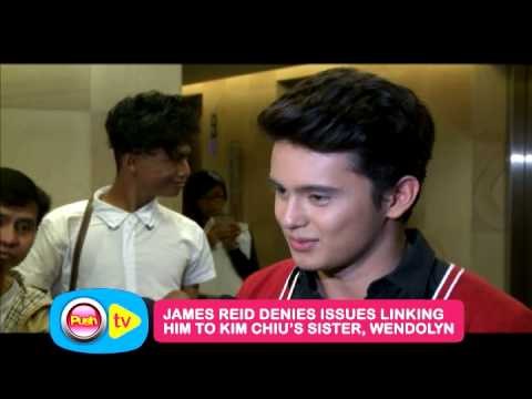 James Reid's answer to the rumor linking him to Kim Chiu's sister Wendolyn