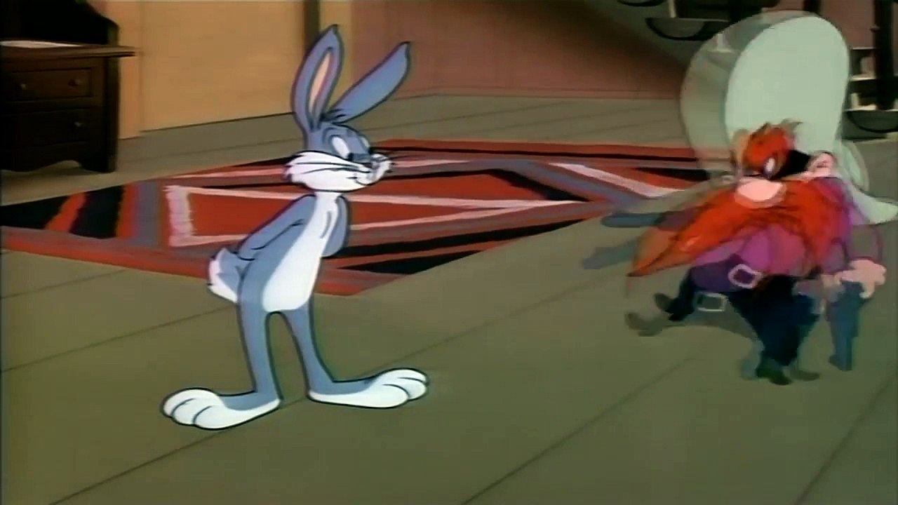 MERRIE MELODIES AUDIO LATINO  1951x10 [Bugs Sam] Una cabaa en el ...