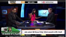 ESPN First Take - Bryce Petty Drafted By Jets 103rd Overall in NFL Draft - Chances For Jets