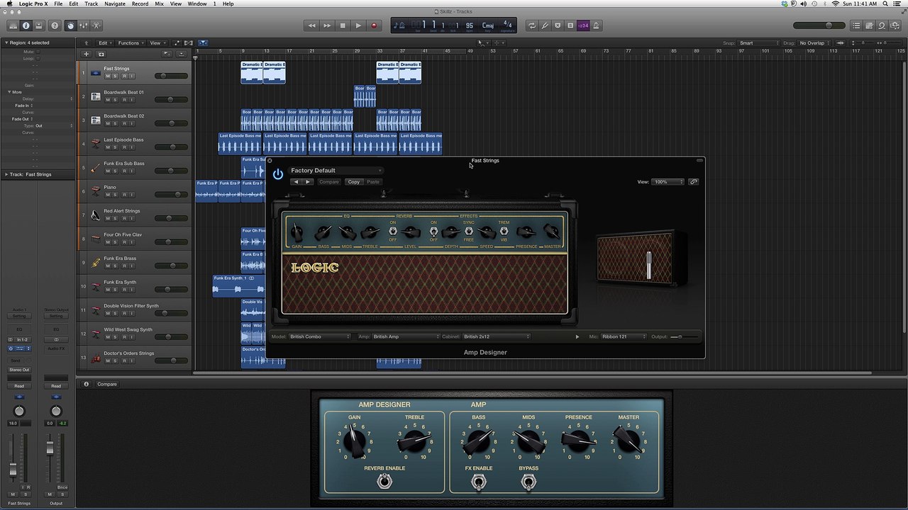 Logic Pro Amp Designer PlugIn video Dailymotion