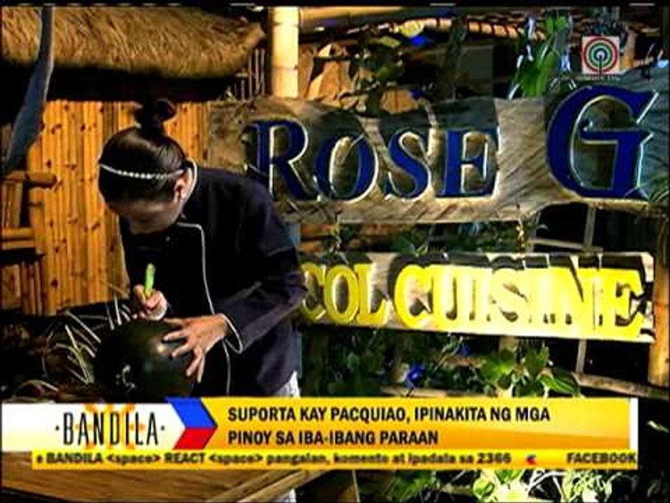 How Pinoys show support for Pacquiao