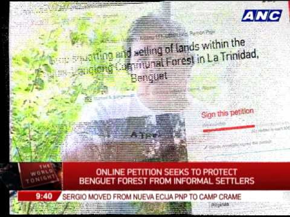 Online petition seeks to protect Benguet forest
