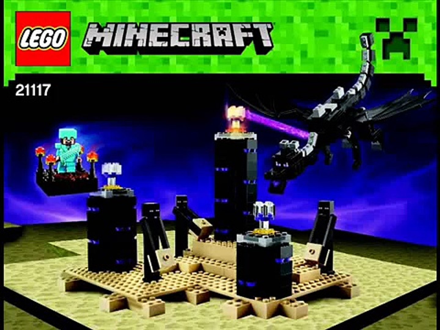 LEGO MINECRAFT - Set 21117 THE ENDER DRAGON - Unboxing, Review, Time-Lapse  Build 