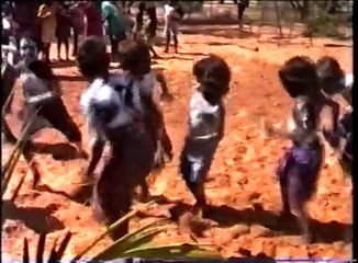 Aboriginal Dancing in Numbulwar school, Australia