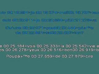 Poupộe De Cire, Poupộe De Son    Serge Gainsbourg  France Gall  KARAOKE 2086