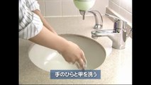 正しい手洗いの方法（インフルエンザにかからないために）