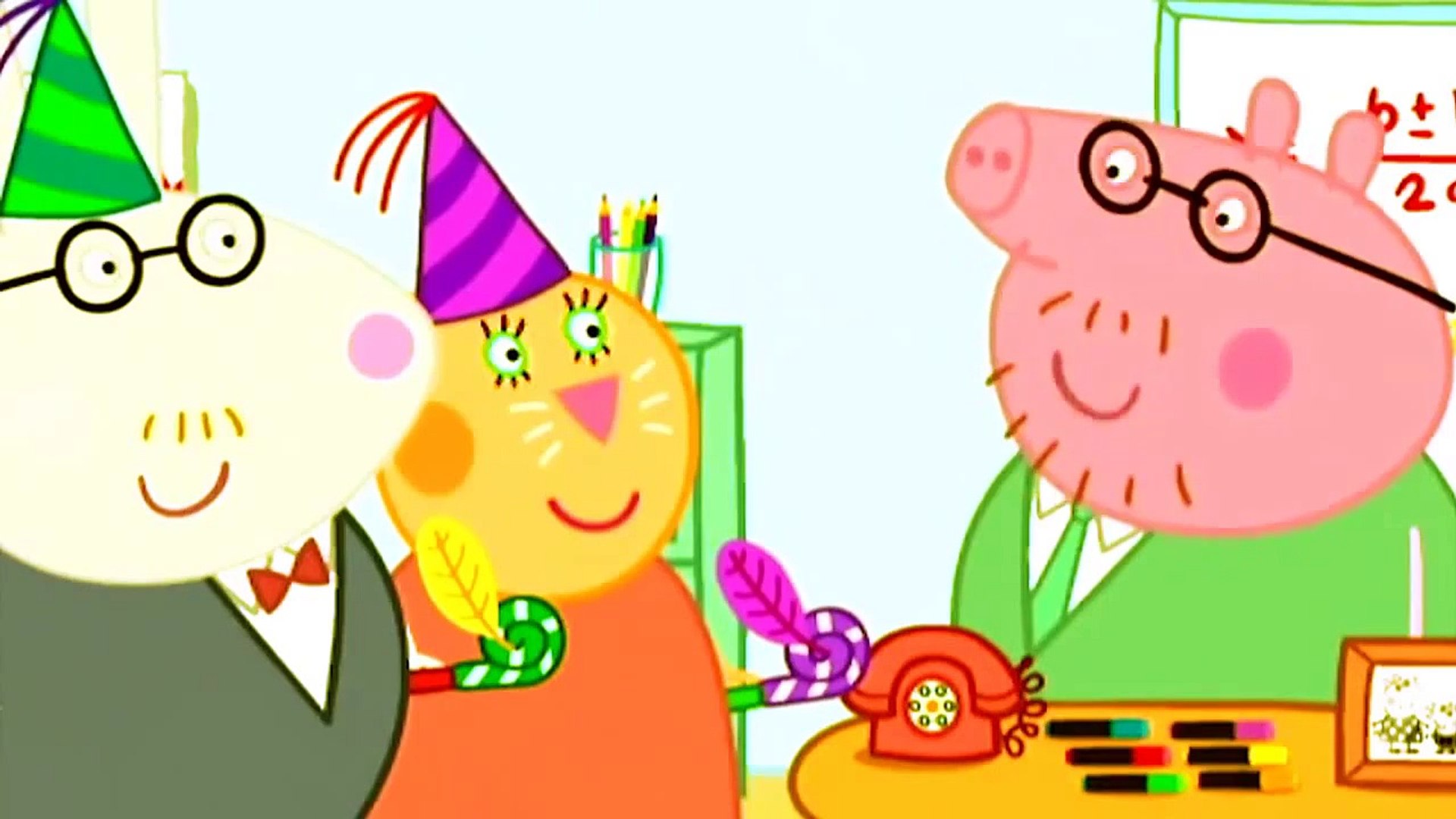 Peppa Pig en Francais L'anniversaire de Papa Pig 2015 - video Dailymotion