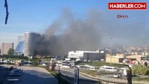 Sefaköy'de Bulunan İnşaat Halindeki Bir Otelde Henüz Bilinmeyen Bir Nedenle Yangın Çıktı.