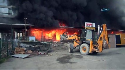 İstanbul’da otel inşaatında büyük yangın