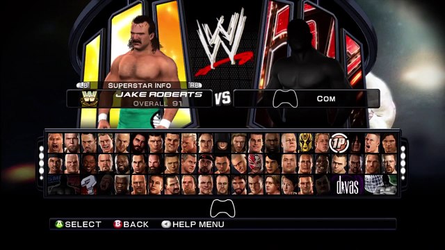 Smackdown vs Raw 2011 Full Roster Ratings