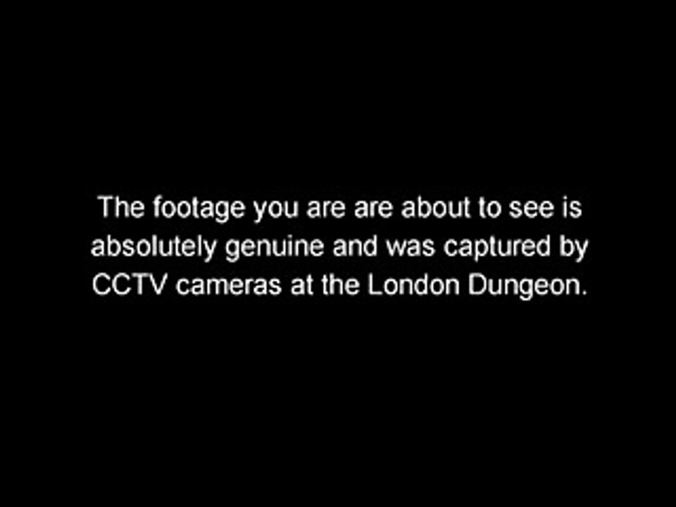 A ghost captured by CCTV cameras at London