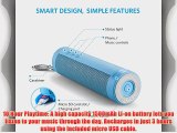 Anker Splashproof Outdoor Bluetooth 4.0 Wireless Speaker with 10 Hour Rechargeable Battery