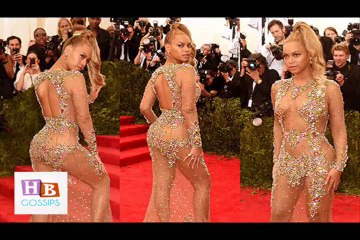 Beyonce-Nude-Gown At MET Gala 2015