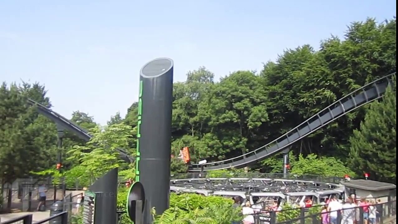 Oblivion front seat on-ride HD POV Alton Towers