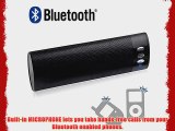 Portable Bluetooth Stereo Speaker with Mic for Cellphone Laptop MP3 iPhone iPod