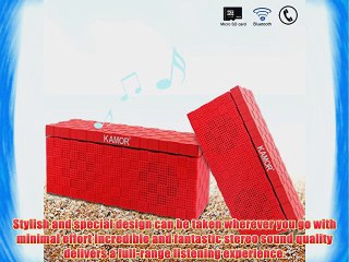 Kamor? GC-02 Magicbox Portable Wireless Cuboid Stereo Bluetooth 4.0 Speaker with 10 Hour Rechargeable