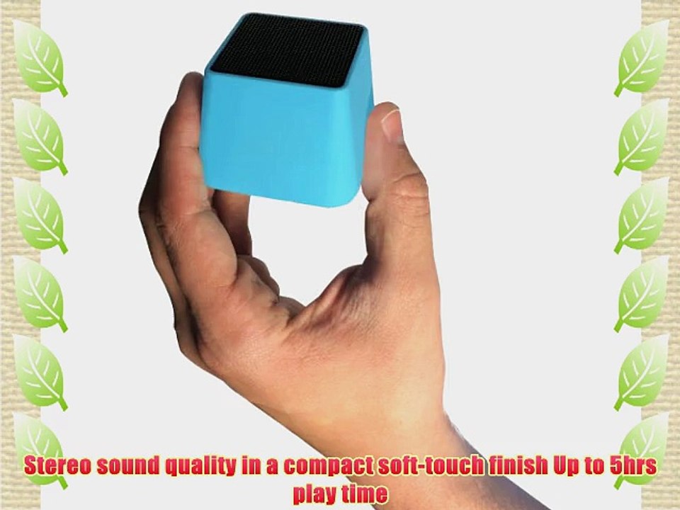 Vibe Sound Bluetooth Rhombo Speaker - Retail Packaging - Blue