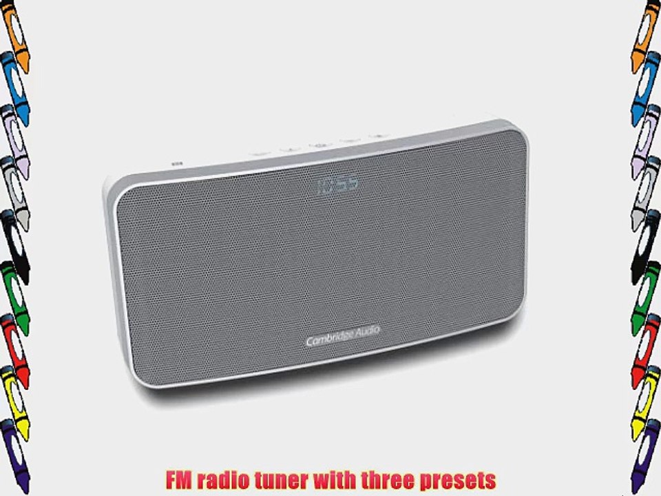 Cambridge Audio Minx GO Radio Wireless Bluetooth Speaker (White)