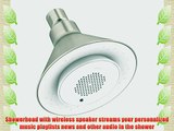 KOHLER K-9245-E-BN 2.0 GPM Moxie Showerhead and Wireless Speaker Vibrant Brushed Nickel