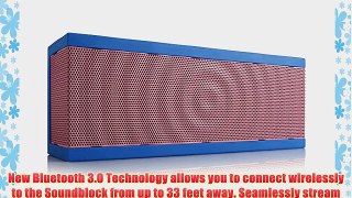 SoundBlock CUSTOM Wireless Bluetooth Stereo Speaker for Computers