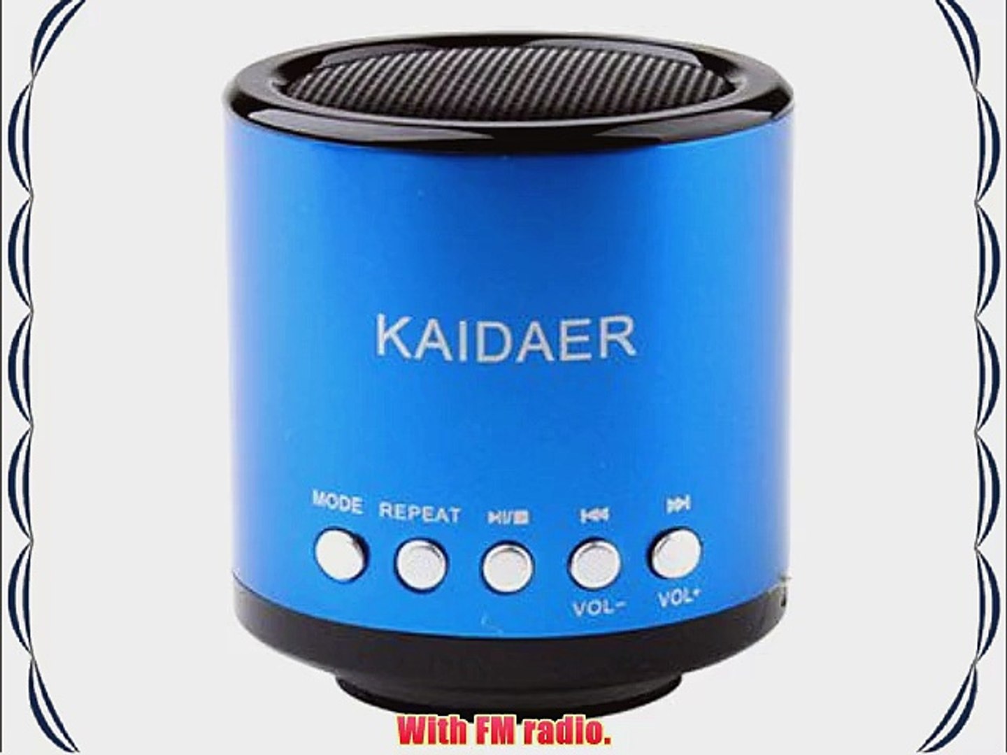 S-mobile Kaidaer Portable Mini Wireless Bluetooth Speaker (KD-MN02BT)  (Blue) - video Dailymotion