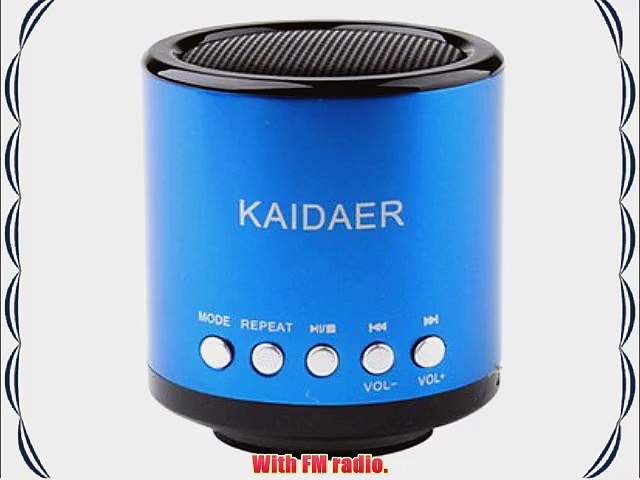 S-mobile Kaidaer Portable Mini Wireless Bluetooth Speaker (KD-MN02BT)  (Blue) - video Dailymotion
