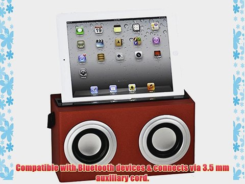 SoundLogic CWBS-6/5948R XT Bluetooth Rechargeable Carry-On Speaker (Red)