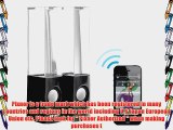 Pixnor Wireless Bluetooth Colorful LED Fountain Dancing Water Mini Speakers for iPhone / iPad