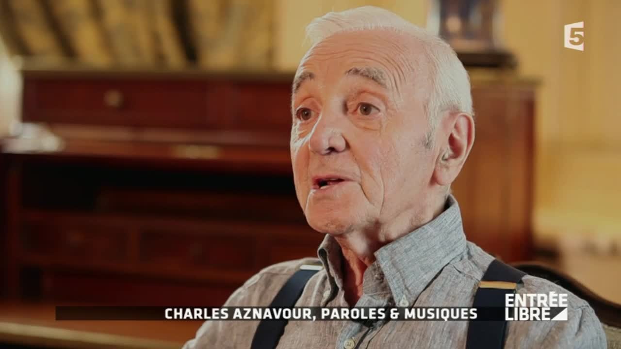 Charles Aznavour, paroles et musiques