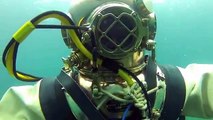 Antique Diving Helmet: DESCO Mark V Shark Dive