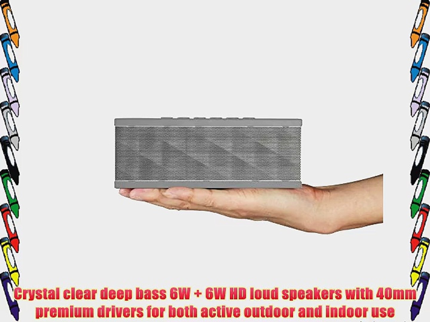 SoundBot? SB571 Bluetooth Wireless Speaker for 12 hrs Music Streaming