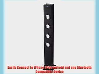 Sylvania PSP288BPL 2.0 Channel Bluetooth Tower Speaker Dock