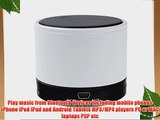 White Wireless Bluetooth Mini Portable Hifi Stereo Speaker For iPhone Samsung MP3 iPod with
