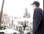 An SUV Slides In Snow