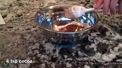 Easy Bake Oven Chocolate Cake! ((all from scratch))