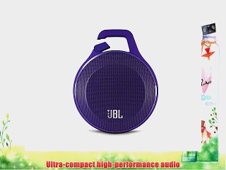 JBL Clip Portable Bluetooth Speaker With Mic (Purple)