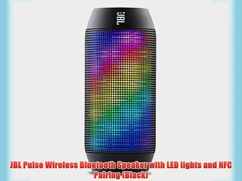 JBL Pulse Wireless Bluetooth Speaker with LED lights and NFC Pairing (Black)
