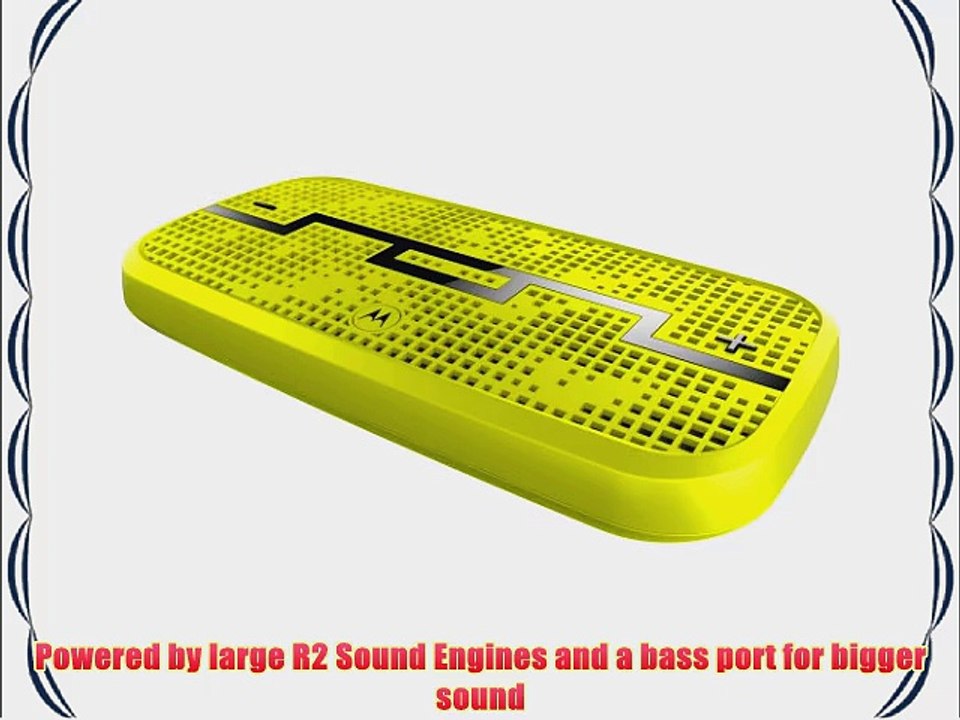 SOL REPUBLIC 1500-10 DECK Wireless Speaker - Retail Packaging - Lemon Lime