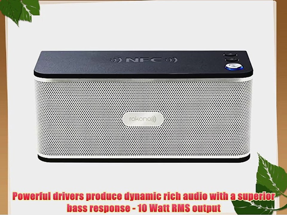 Rokono? (B20) BASS  Portable Stereo Bluetooth Speaker for iPhone / iPad / iPod / MP3 Player