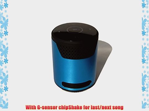 Tldt Fashion Wireless Bluetooth Speaker with LED Lights and NFC Pairing Bule