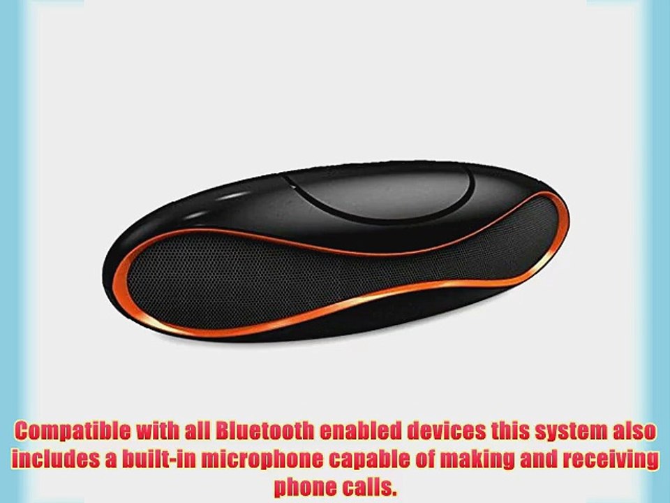Hot Rugby Football Design Wireless Bluetooth Speaker TF AUX USB FM Rechargeable with Built-in