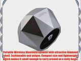 ZinGo Diamond Style Wireless Bluetooth Speaker with Built in Cell Phone/Car Speakerphones High