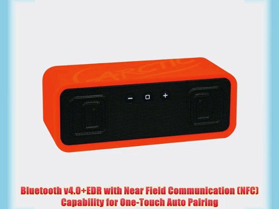 Arctic S113BT NFC One-Touch Auto Pairing Bluetooth 4.0 Wireless Speaker Orange