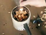 Biogas Wood Stove Demonstration - Wood Gas- Producer Gas