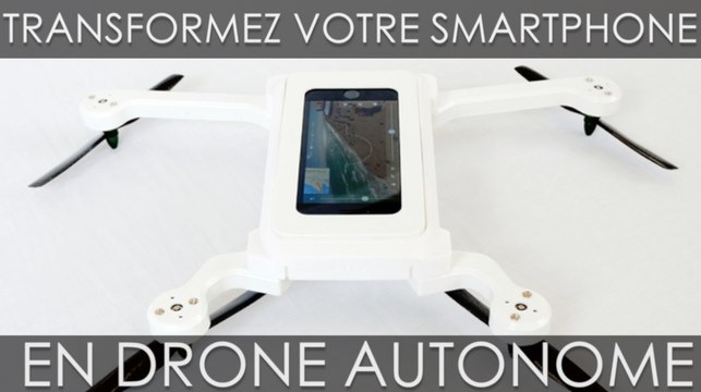 Phonedrone transforme votre smartphone en drone compagnon